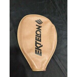 Ektelon Racquet Ball Racket Cover, Tan Black Lettering.